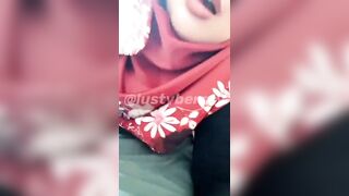 Indonesian hijab girl pumped hard doggy manager
