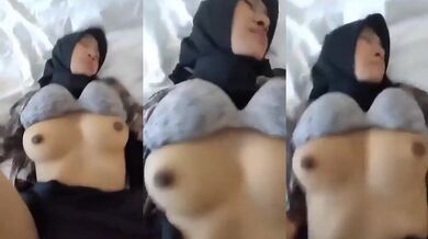 Muslim Hijab Wife Rough Pussy Penetrating Husband Hotel